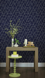 Wallpaper Pathways Wallpaper // Navy