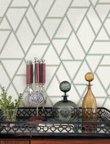 Wallpaper Pathways Wallpaper // White & Green