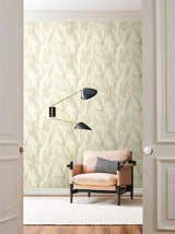 Wallpaper Peaceful Plume Wallpaper // Beige
