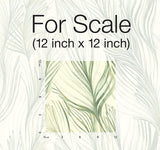 Wallpaper Peaceful Plume Wallpaper // Green