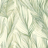 Wallpaper Peaceful Plume Wallpaper // Green