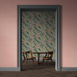 Wallpaper Peacock Wallpaper // Linen
