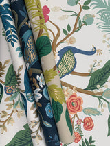 Wallpaper Peacock Wallpaper // Linen