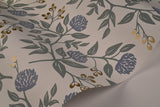 Wallpaper Peonies Wallpaper // Periwinkle & Sage