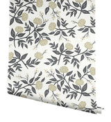 Wallpaper Peonies Wallpaper // White & Black