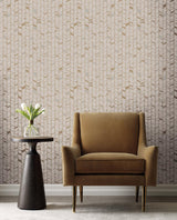 Wallpaper Perfect Petals Wallpaper // Beige & Gold