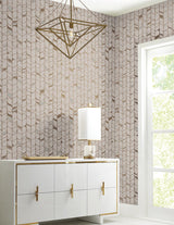 Wallpaper Perfect Petals Wallpaper // Beige & Gold