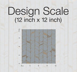 Wallpaper Perfect Petals Wallpaper // Blue & Gold