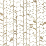 Wallpaper Perfect Petals Wallpaper // White & Gold