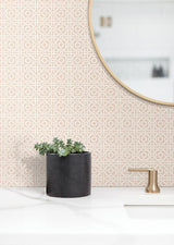 Wallpaper Pergola Lattice Wallpaper // Light Pink