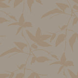 Wallpaper Persimmon Leaf Wallpaper // Gold & Taupe