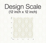 Wallpaper Petite Ogee Wallpaper // Beige