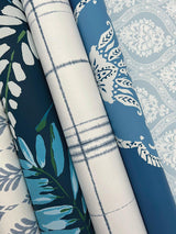 Wallpaper Petite Ogee Wallpaper // Blue