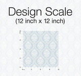 Wallpaper Petite Ogee Wallpaper // Blue