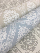 Wallpaper Petite Ogee Wallpaper // Blue