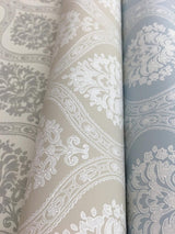 Wallpaper Petite Ogee Wallpaper // Blue