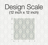 Wallpaper Petite Ogee Wallpaper // Green