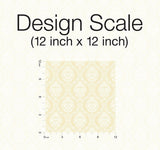 Wallpaper Petite Ogee Wallpaper // Yellow