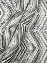 Wallpaper Petite Watercolor Chevron Wallpaper // Black & White