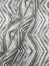Wallpaper Petite Watercolor Chevron Wallpaper // Black & White