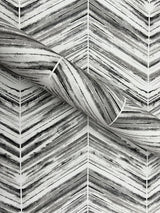 Wallpaper Petite Watercolor Chevron Wallpaper // Black & White