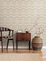 Wallpaper Petite Watercolor Chevron Wallpaper // Cream