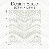 Wallpaper Petite Watercolor Chevron Wallpaper // White & Grey