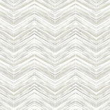 Wallpaper Petite Watercolor Chevron Wallpaper // White & Grey