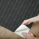 Wallpaper Pick Up Sticks Wallpaper // Black