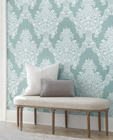 Wallpaper Pineapple Plantation Wallpaper // Blue