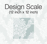 Wallpaper Pineapple Plantation Wallpaper // Blue