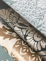 Wallpaper Pineapple Plantation Wallpaper // Gold