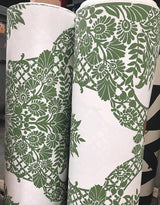 Wallpaper Pineapple Plantation Wallpaper // Green & White