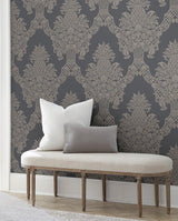 Wallpaper Pineapple Plantation Wallpaper // Grey