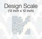 Wallpaper Pineapple Plantation Wallpaper // Periwinkle & White