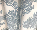 Wallpaper Pineapple Plantation Wallpaper // Periwinkle & White