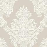 Wallpaper Pineapple Plantation Wallpaper // Taupe