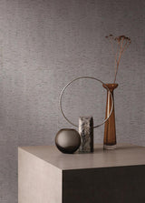 Wallpaper Plain Bamboo Wallpaper // Metallic