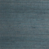 Wallpaper Plain Sisal Grasscloth Wallpaper // Teal