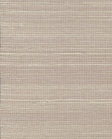 Wallpaper Plain Sisal Grasscloth Wallpaper // White