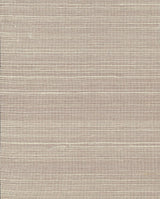 Wallpaper Plain Sisal Grasscloth Wallpaper // White