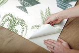 Wallpaper Plant Party Peel & Stick Wallpaper // Green