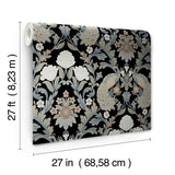 Wallpaper Plume Dynasty Wallpaper // Black