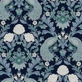 Wallpaper Plume Dynasty Wallpaper // Navy