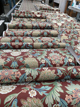 Wallpaper Plume Dynasty Wallpaper // Red Metallic