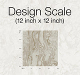 Wallpaper Polished Marble Wallpaper // Taupe