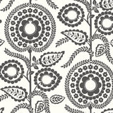 Wallpaper Pomegranate Bloom Wallpaper // Black & White