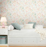 Wallpaper Posey Sidewall Peel & Stick Wallpaper // Pastel