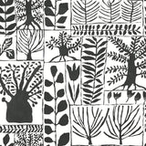 Wallpaper Primitive Trees Wallpaper // Black & White