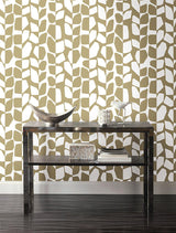 Wallpaper Primitive Vines Wallpaper // Gold Metallic